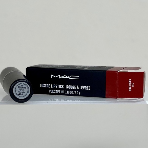 MAC Lustre Lipstick in Color: Good Form NEW in Box NIB - Picture 3 of 4